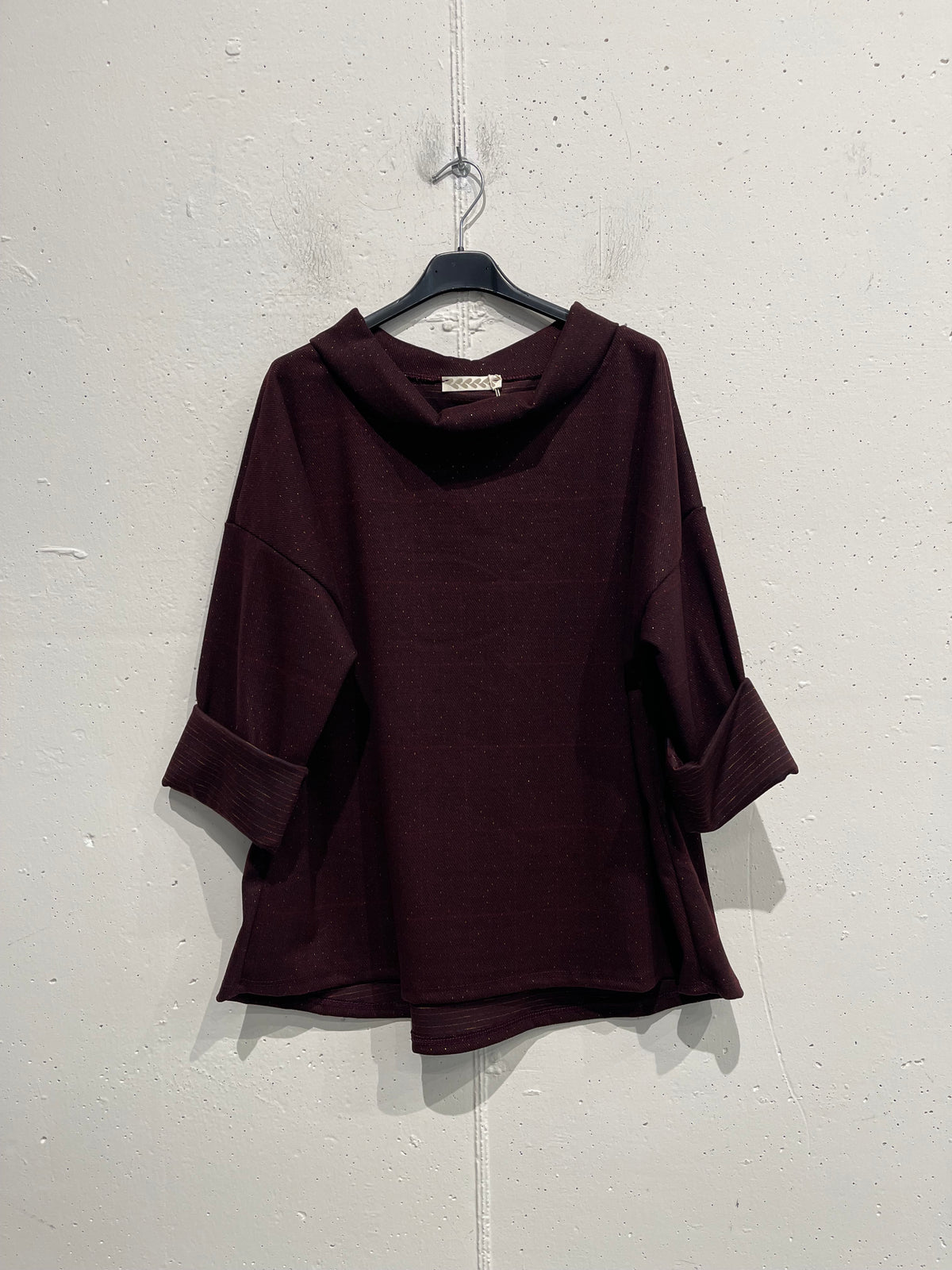 Camicia calda scollo barchetta