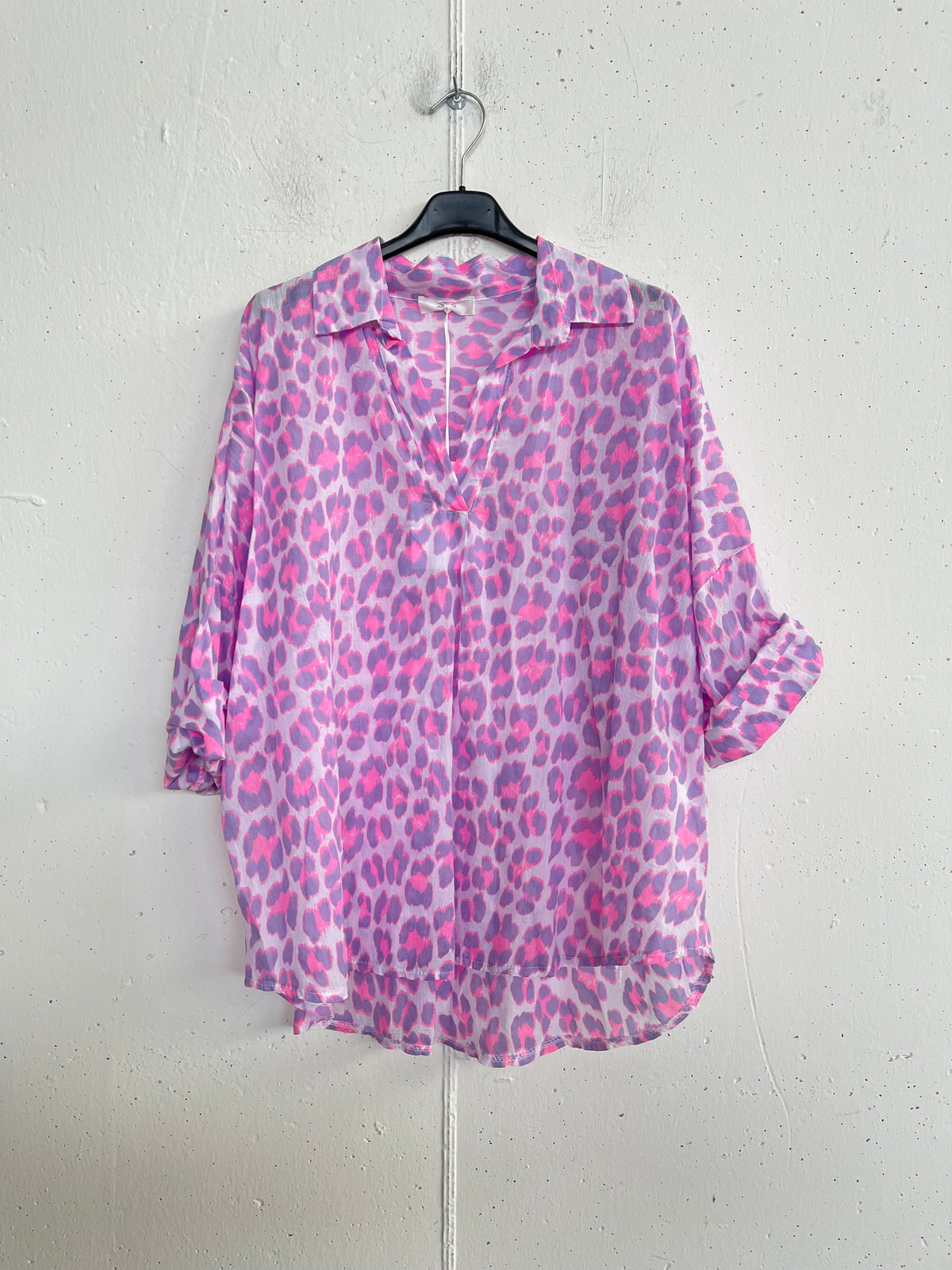 Camicia Leopard Fluo