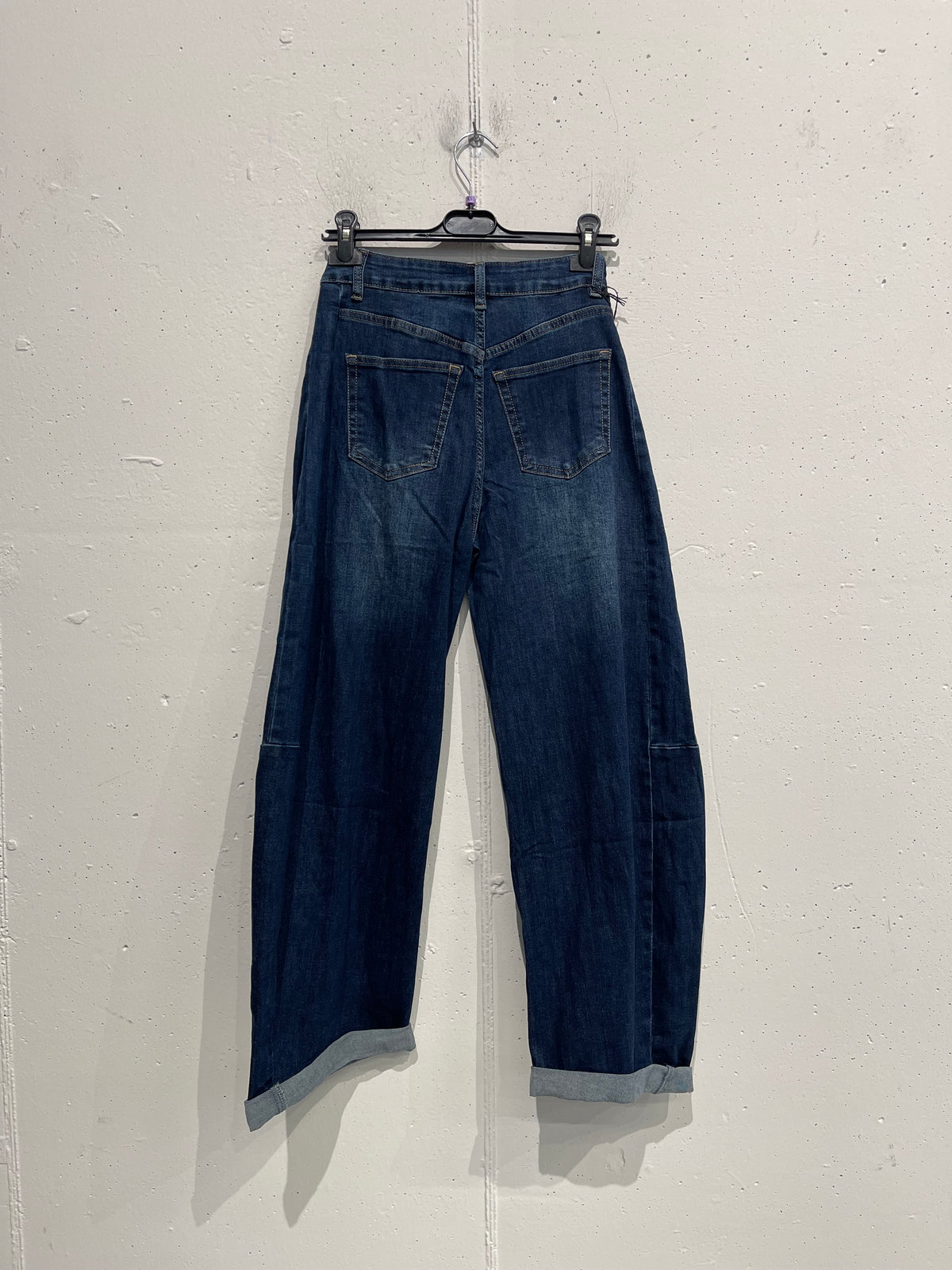 Jeans balloon con cucitura
