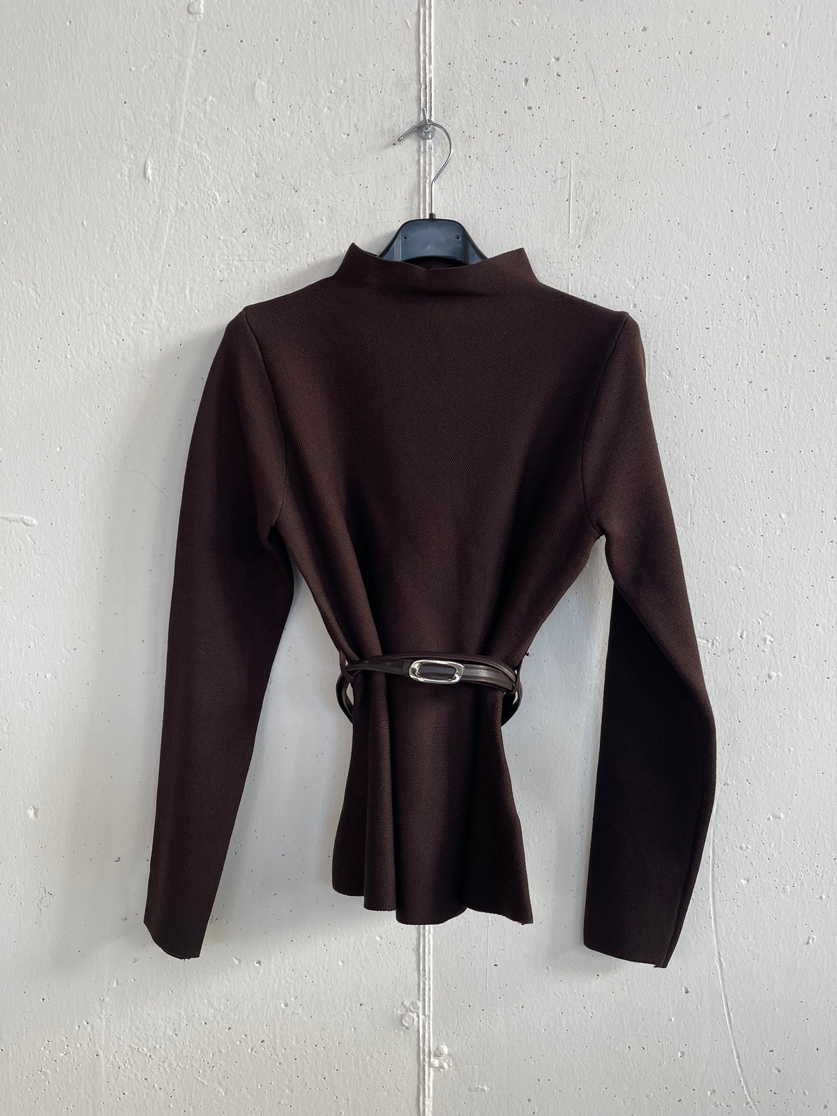 Maglia a manica lunga con cinturina