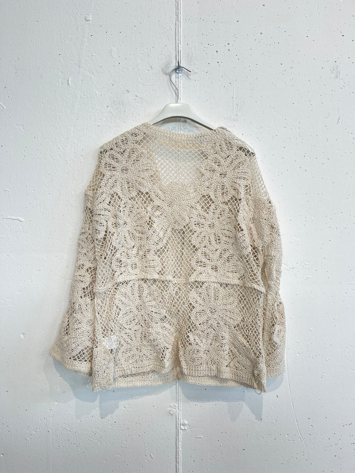 Cardigan fiocco crochet