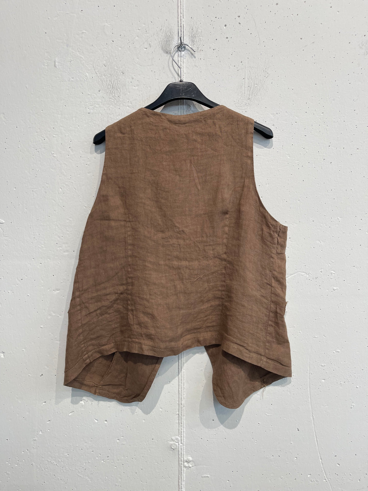 Gilet in puro lino