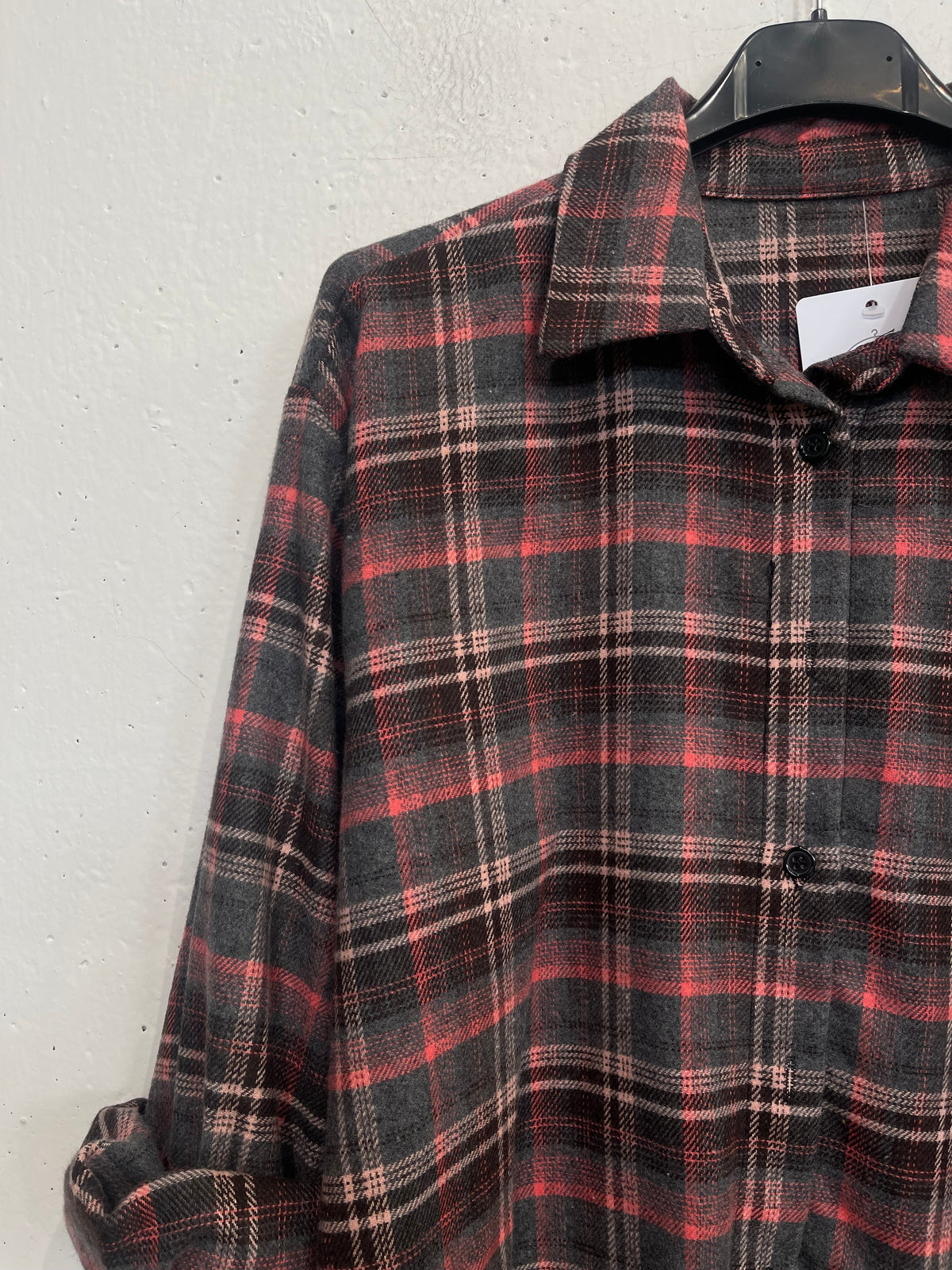 Camicia boscaiolo misto cotone quadri medi