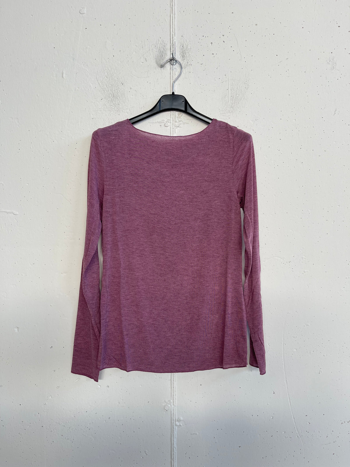 Sottogiacca misto cashmere con scollo a barchetta