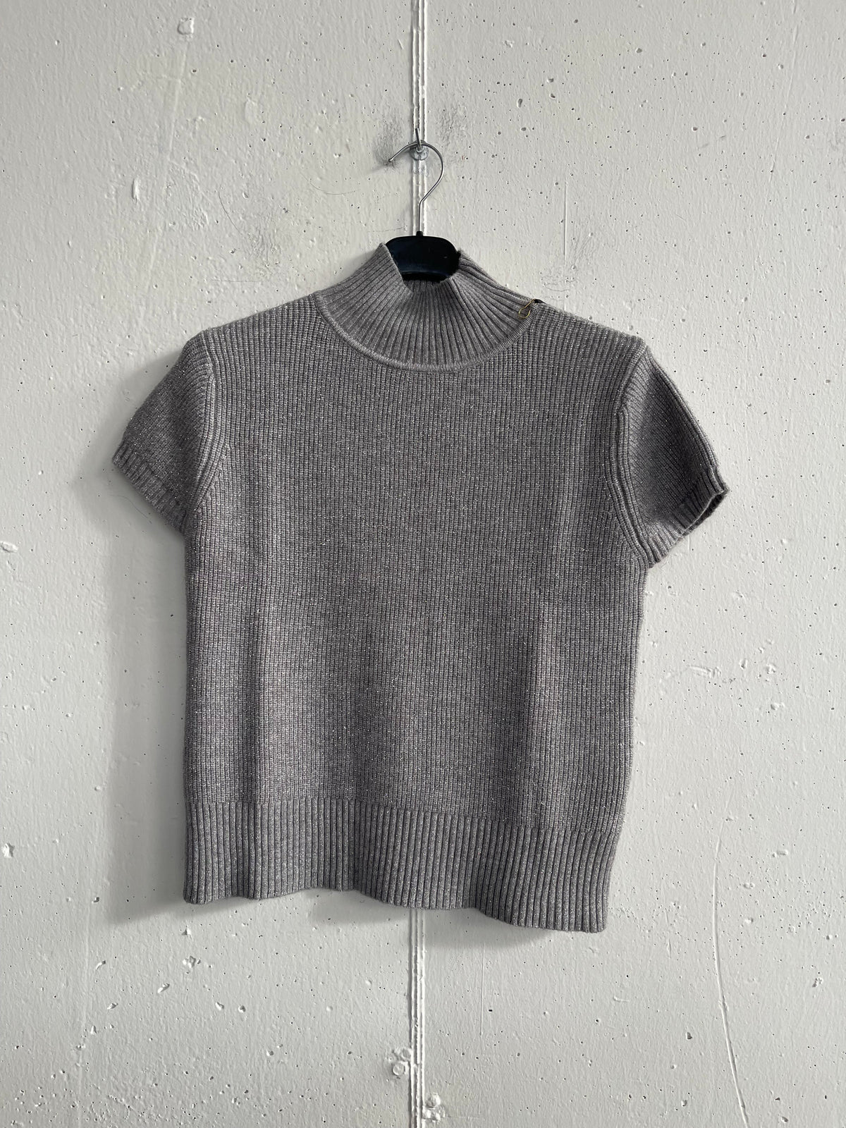 Maglia mezza manica lurex