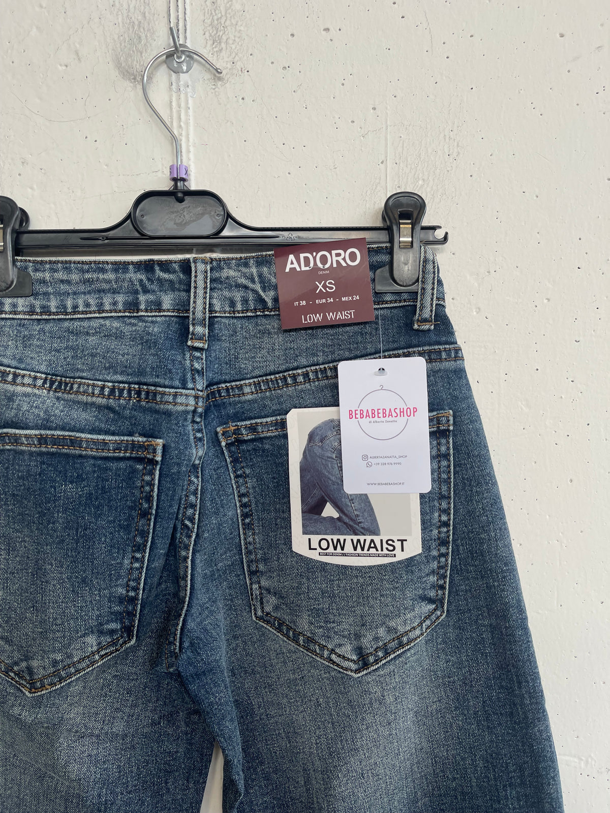 Jeans a vita bassa