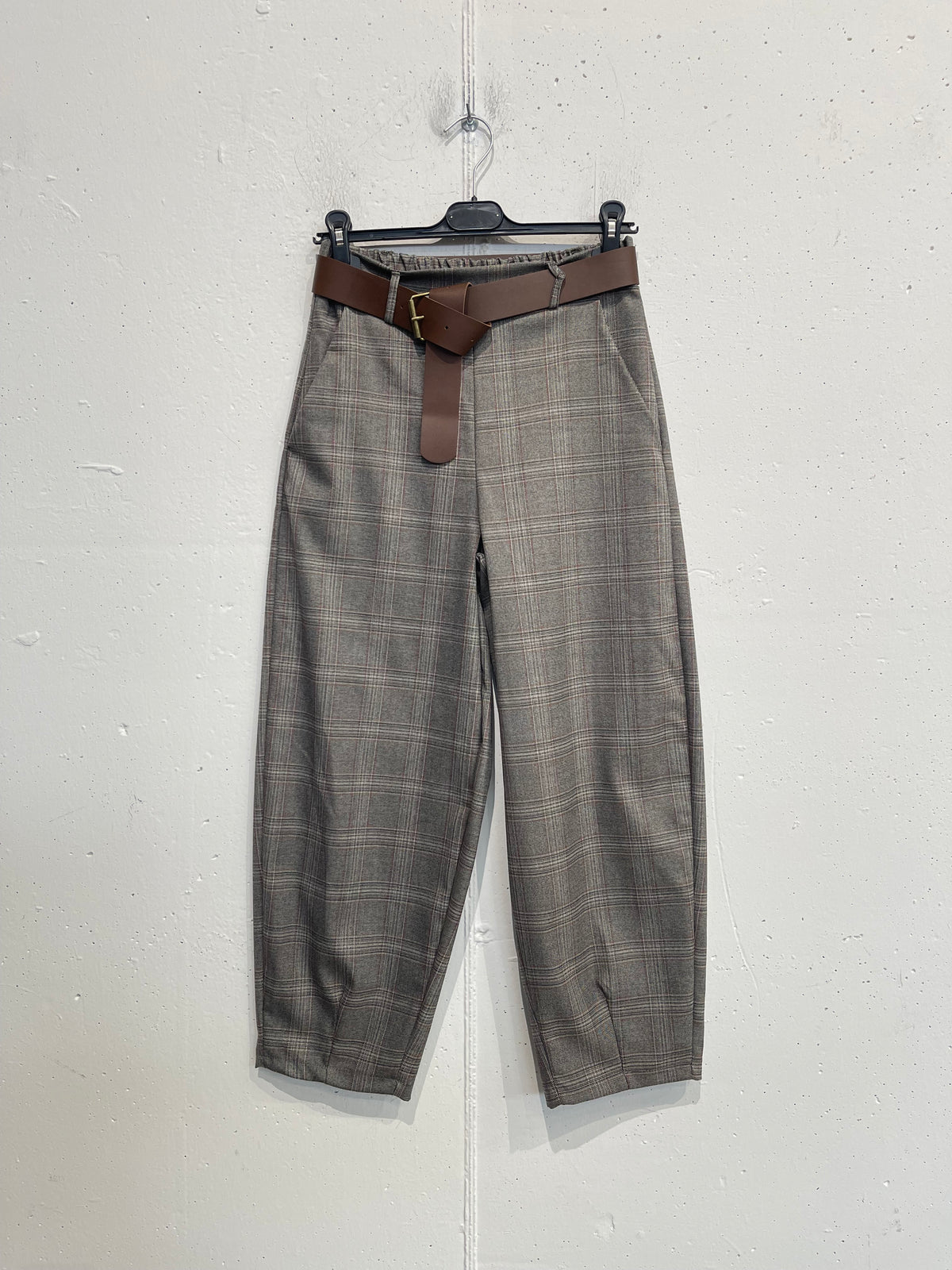 Pantalone balloon Principe di Galles