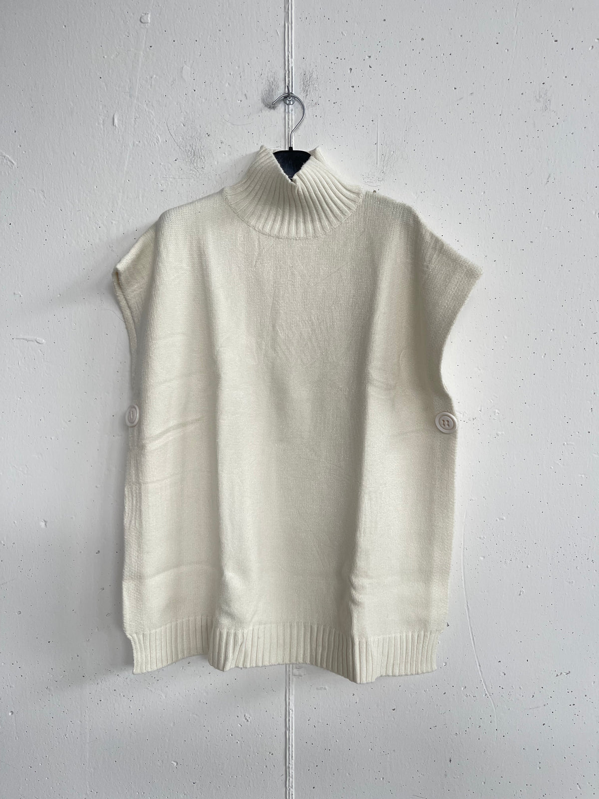 Gilet over con bottoni