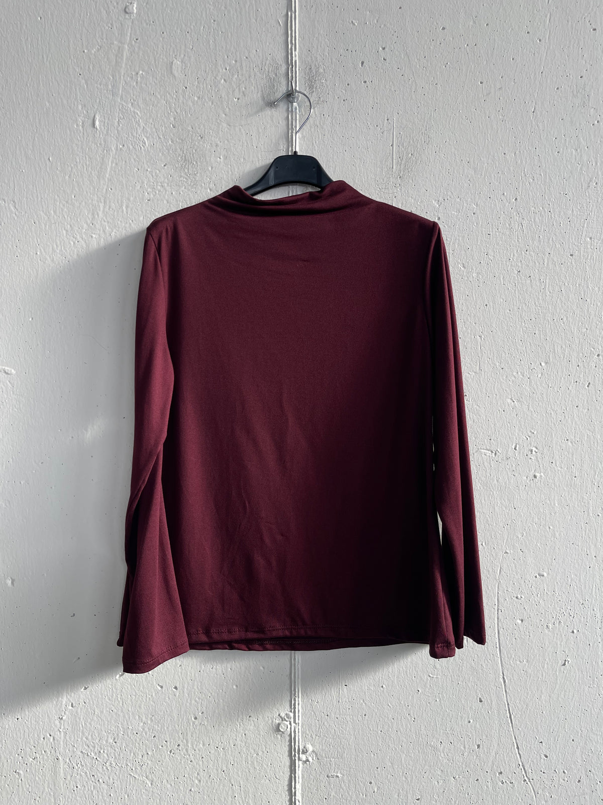 Maglia basica a manica lunga Autumn con collo alla coreana