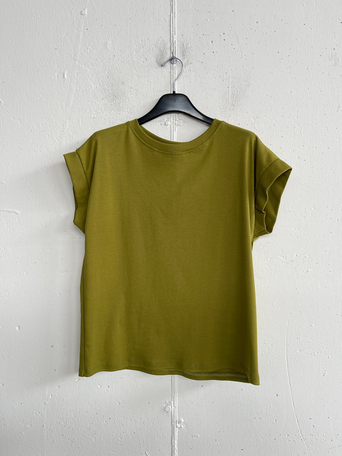 T-shirt 100% cotone manica ad aletta morbida