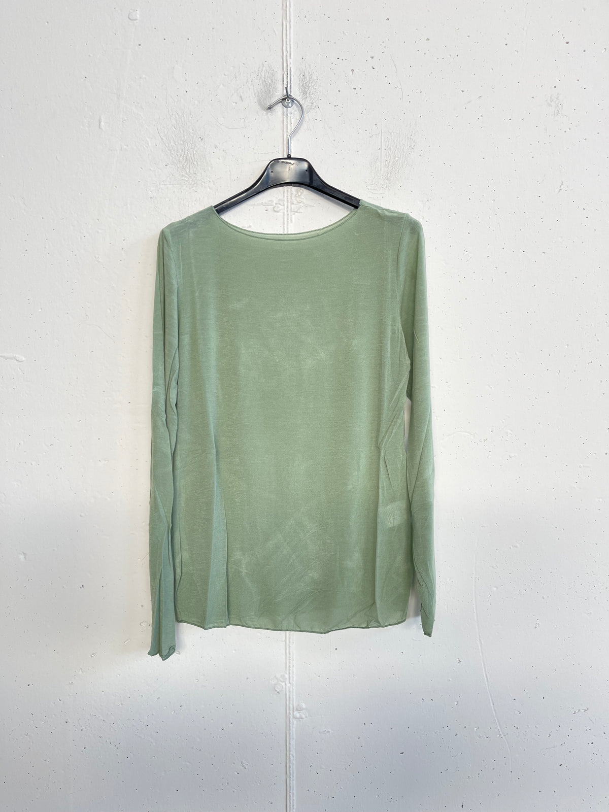 Sottogiacca misto cashmere con scollo a barchetta