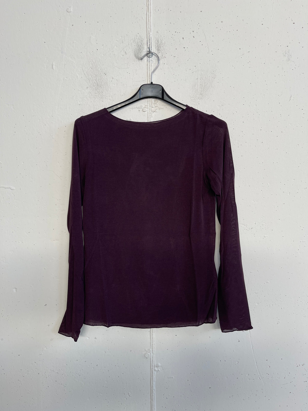 Sottogiacca misto cashmere con scollo a barchetta