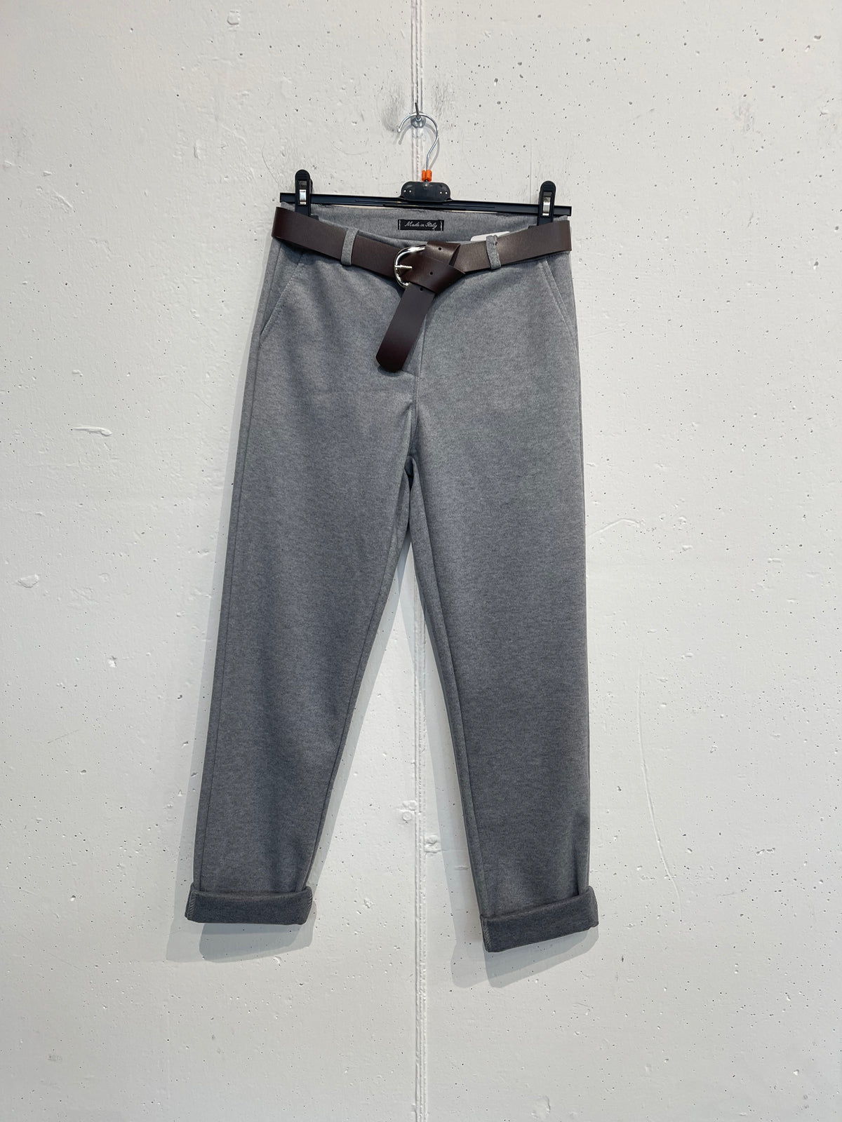 Pantalone in panno skinny