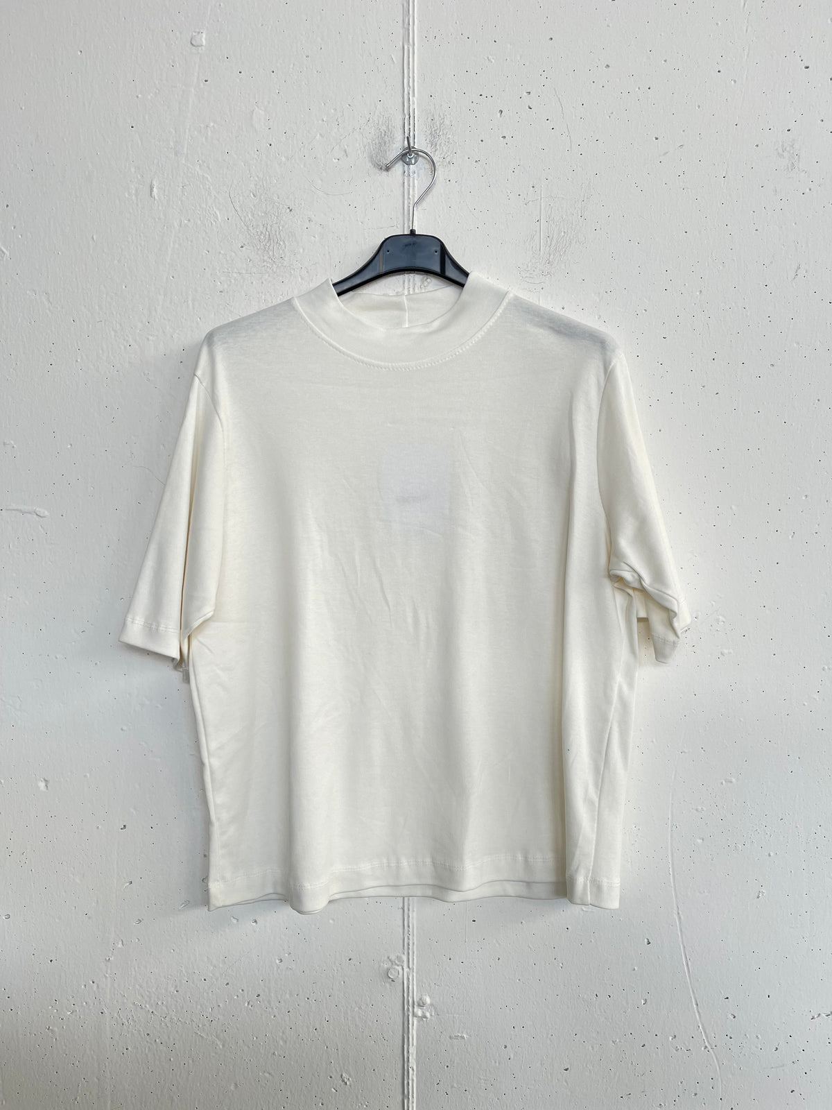 T-shirt collo coreana 100% cotone