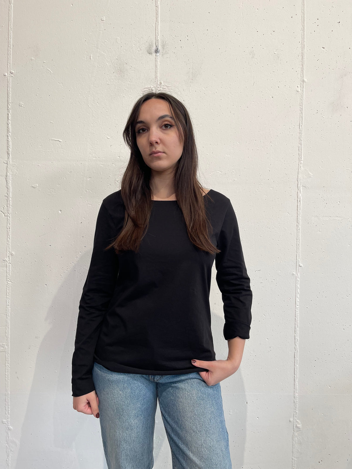 Maglia basic a manica lunga