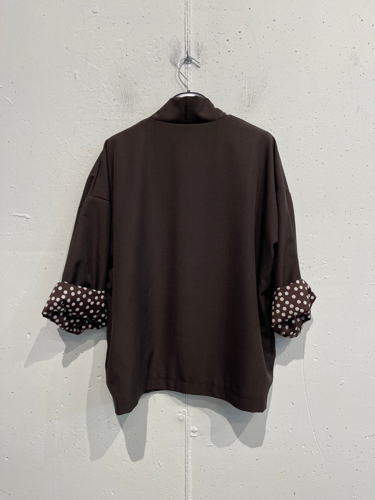 Blazer stile kimono con fodera a pois CLARISSA