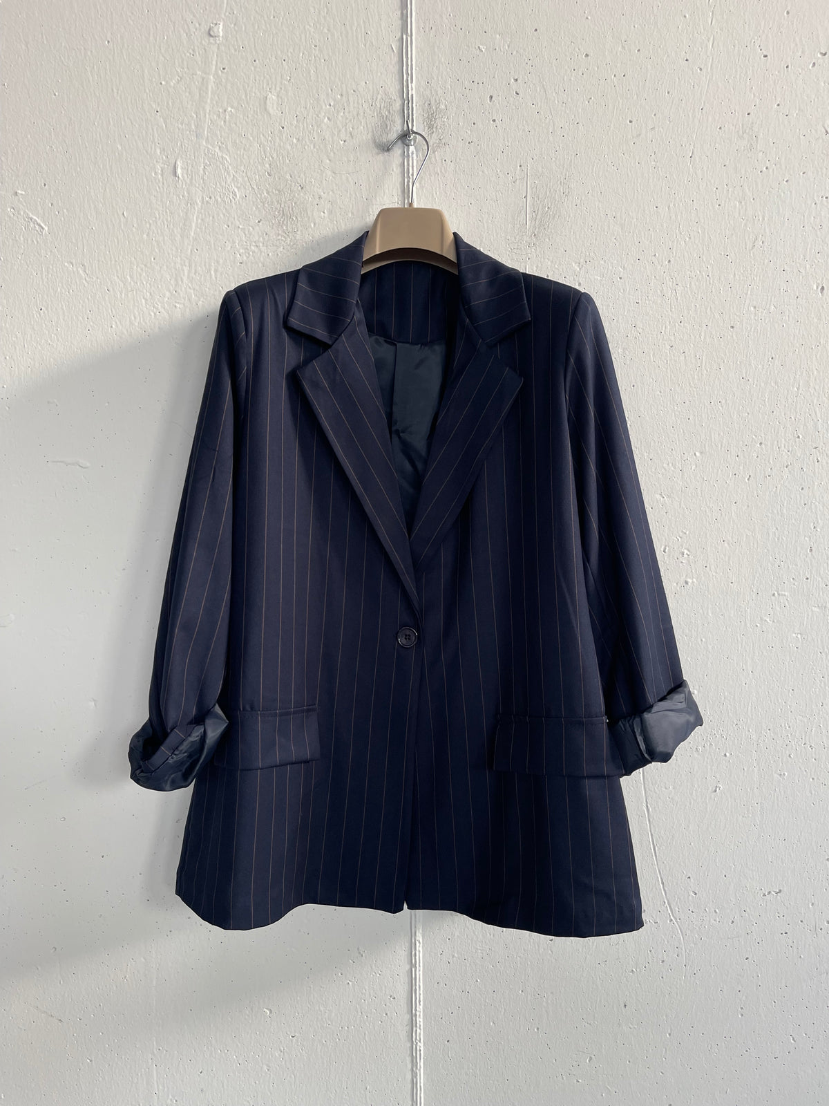 Blazer gessato ANNALISA over