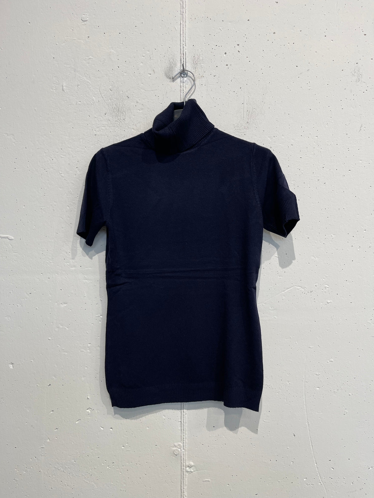 Pull mezza manica con collo alto