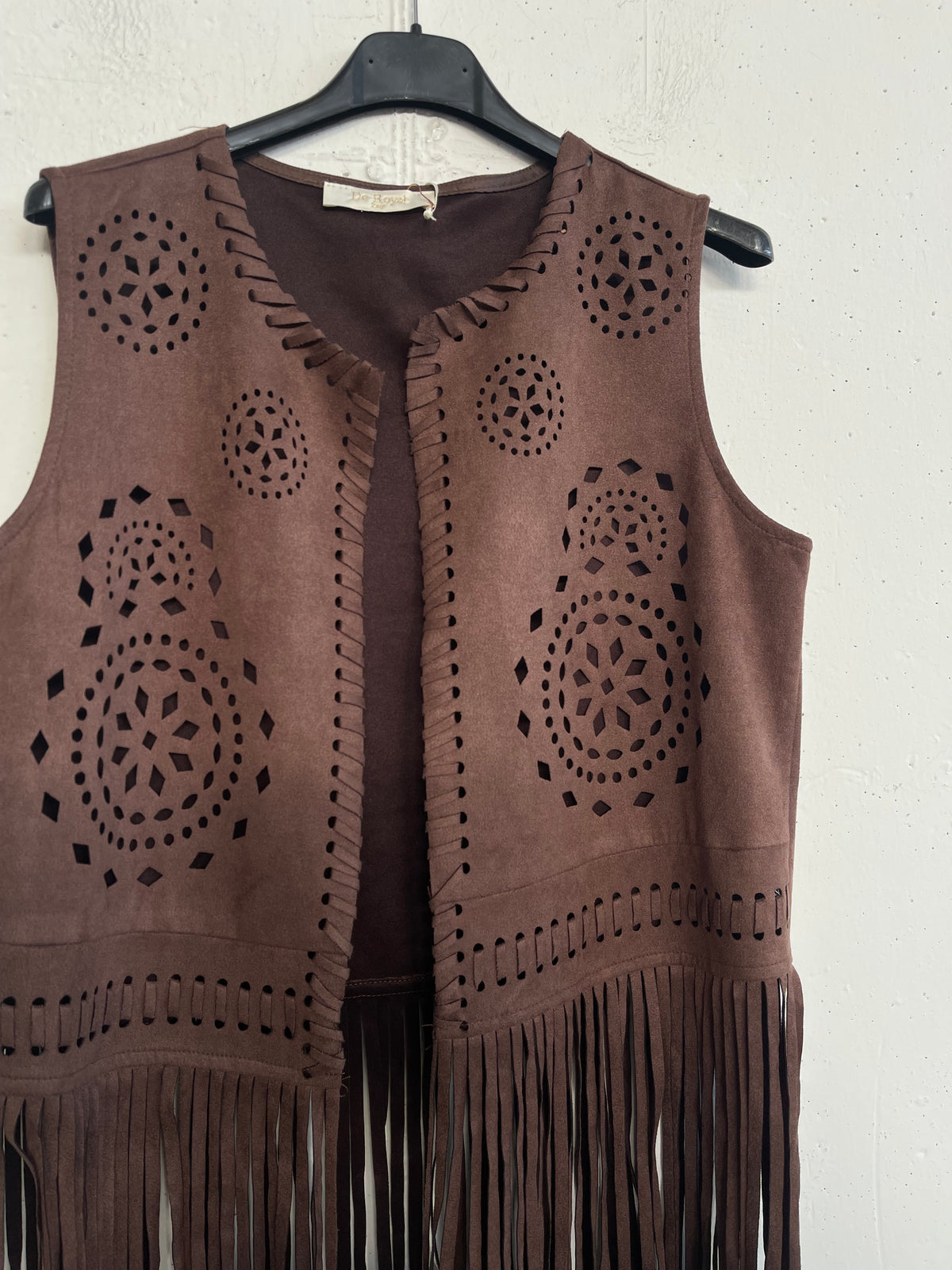 Gilet in alcantara