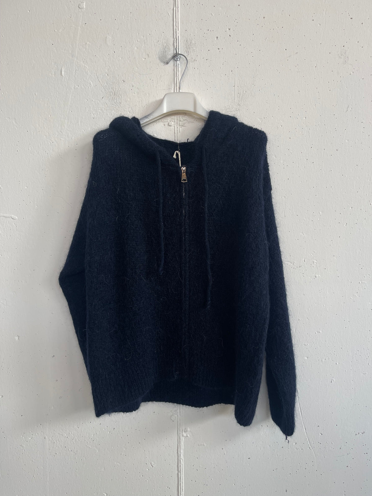 Felpa mohair con zip