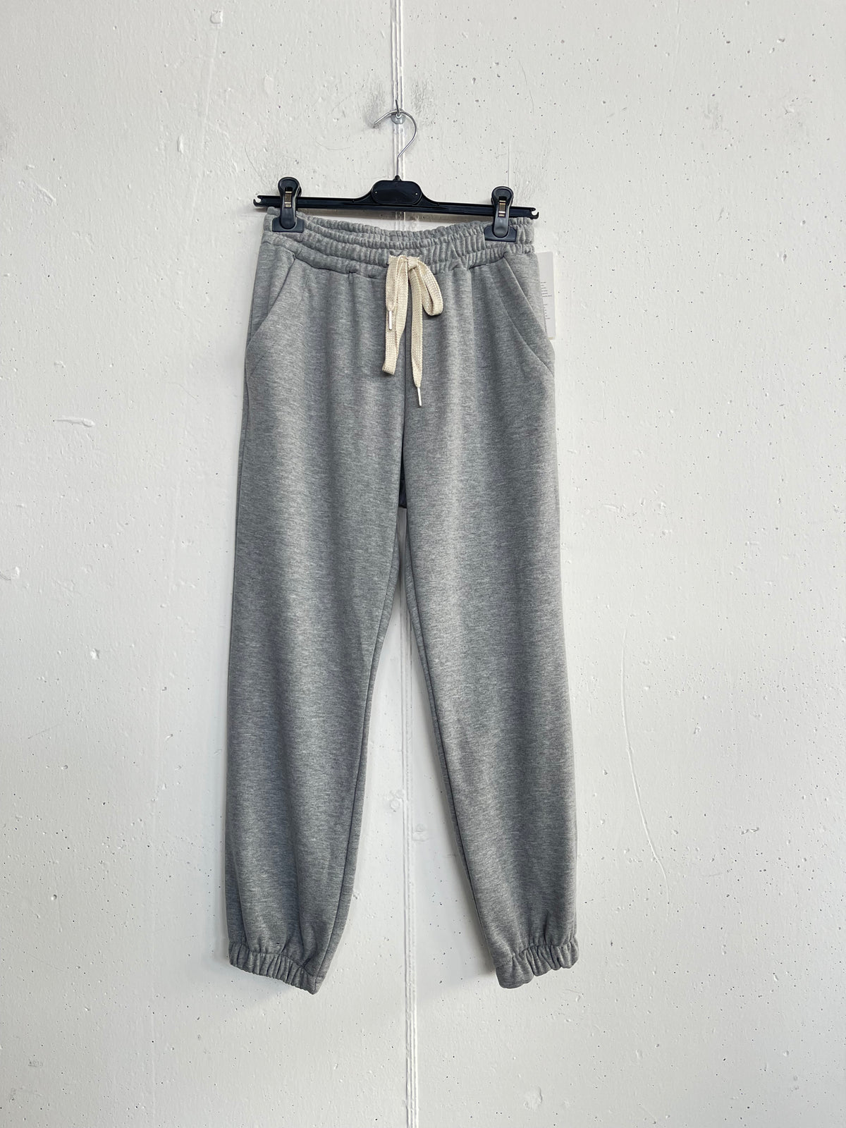 Pantaloni tuta con laccio glitter