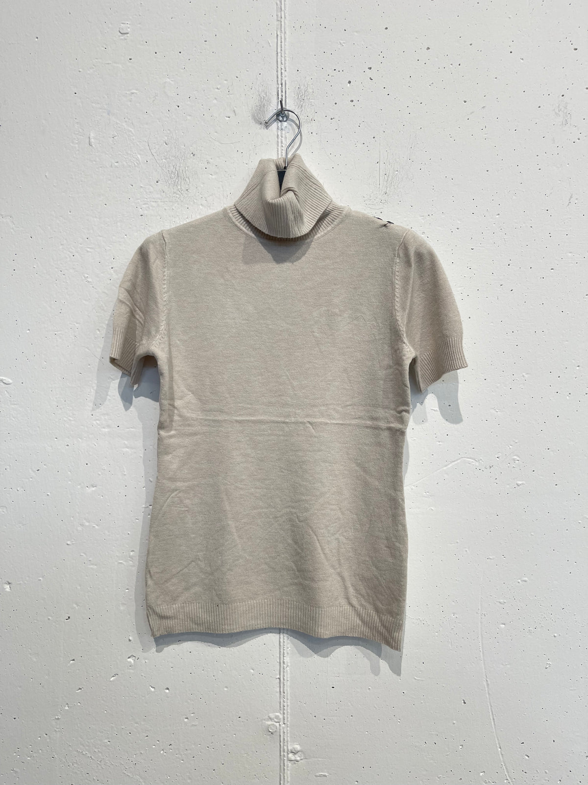 Pull mezza manica con collo alto