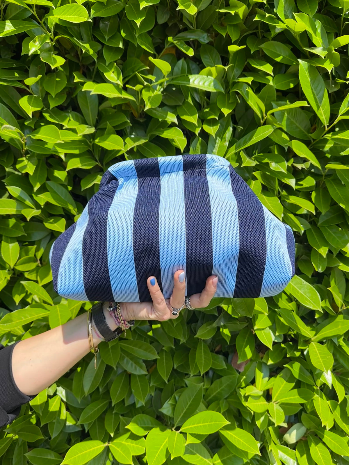 Borsa clutch RIGHE