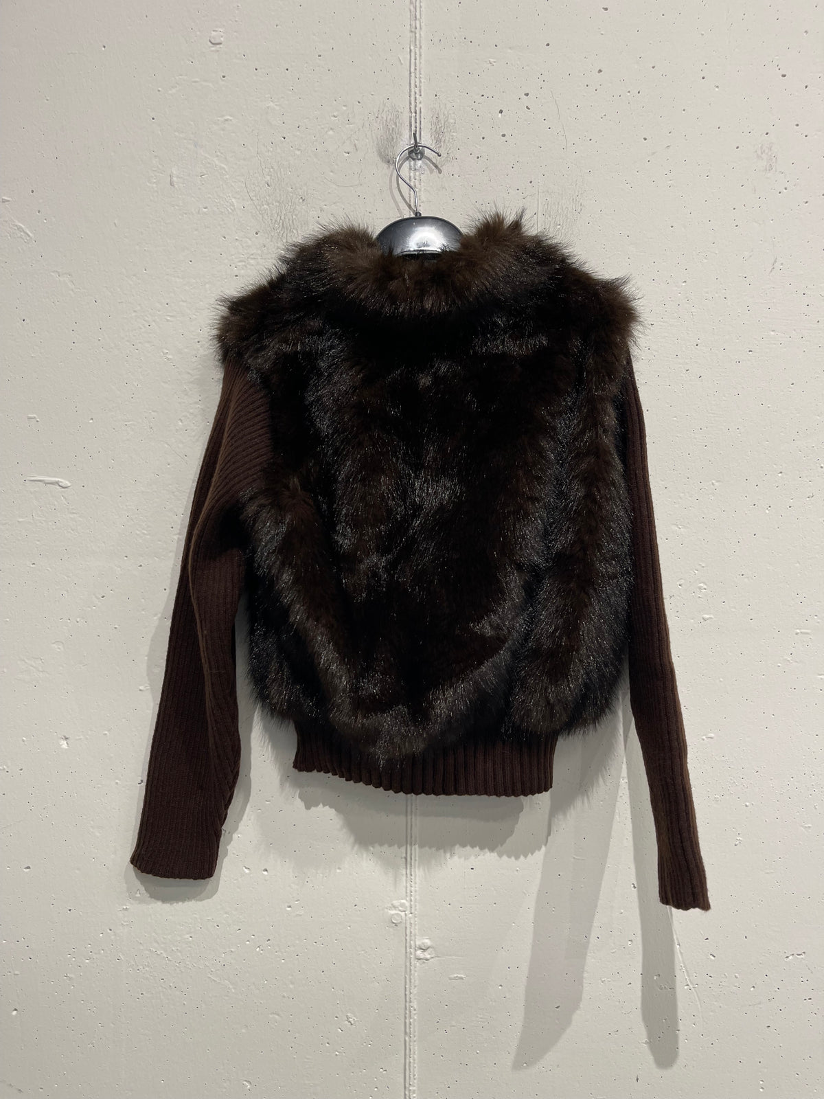 Giacchina con gilet peloso