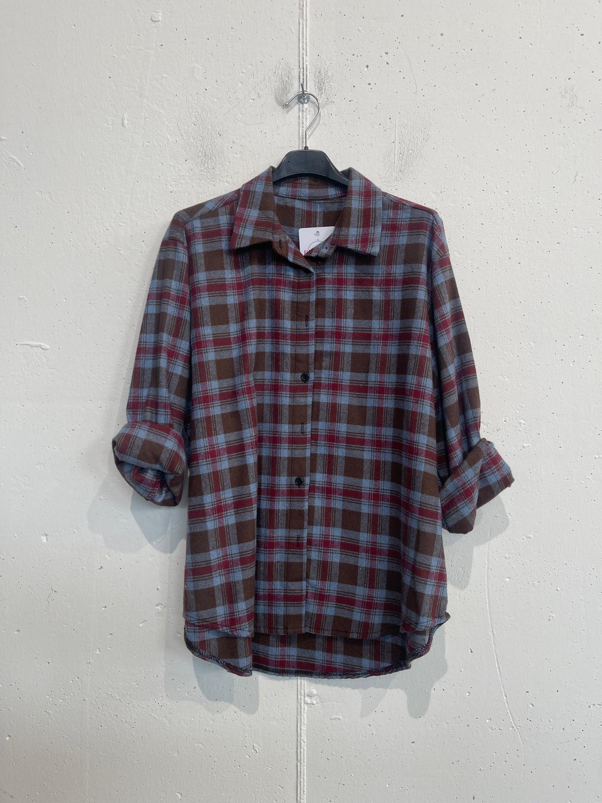 Camicia boscaiolo misto cotone quadri medi