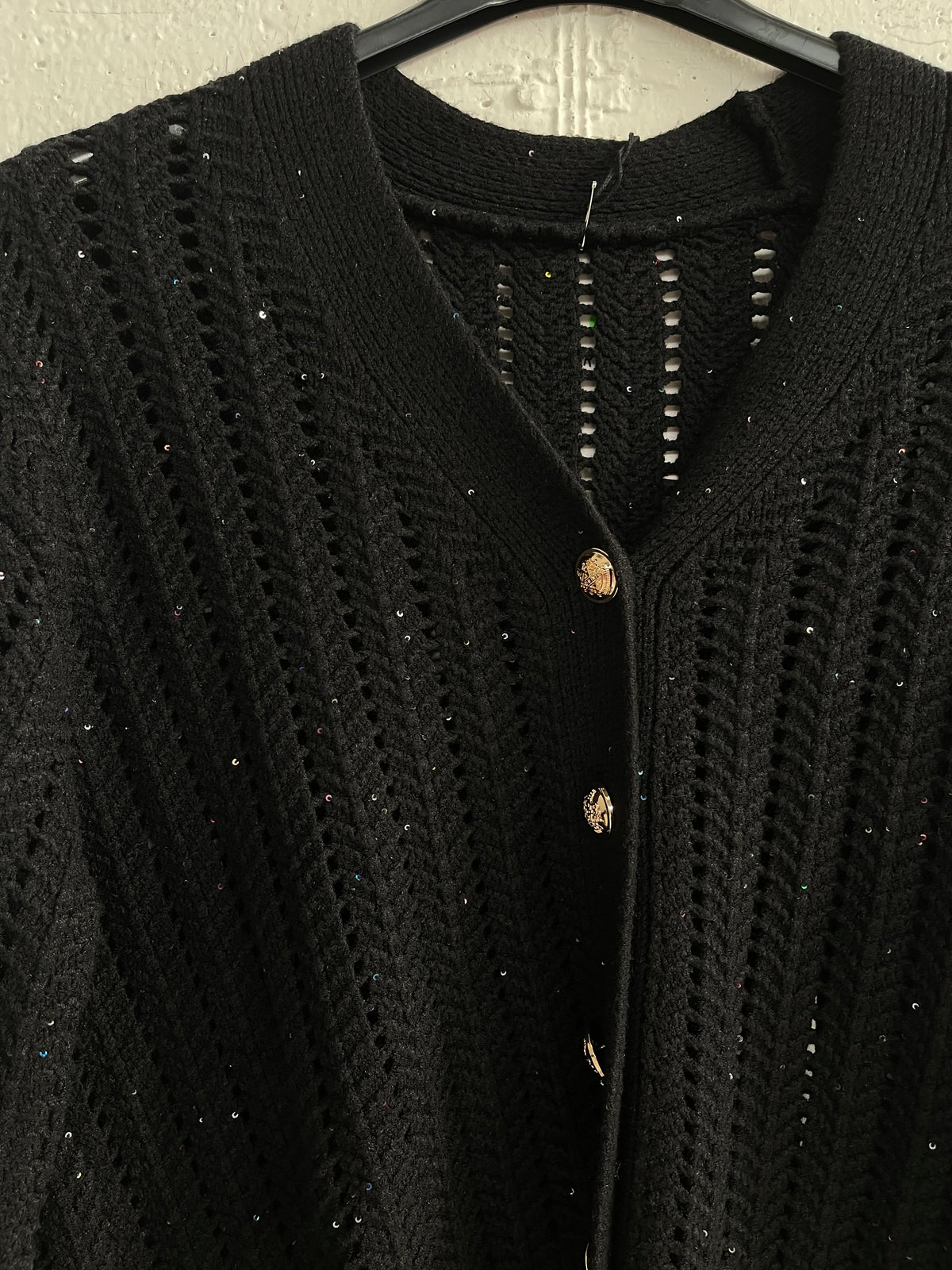 Cardigan brillantini