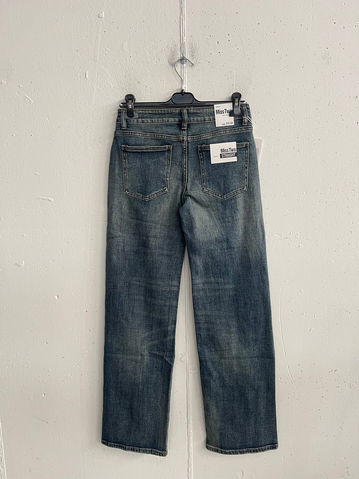 Straight jeans a vita bassa
