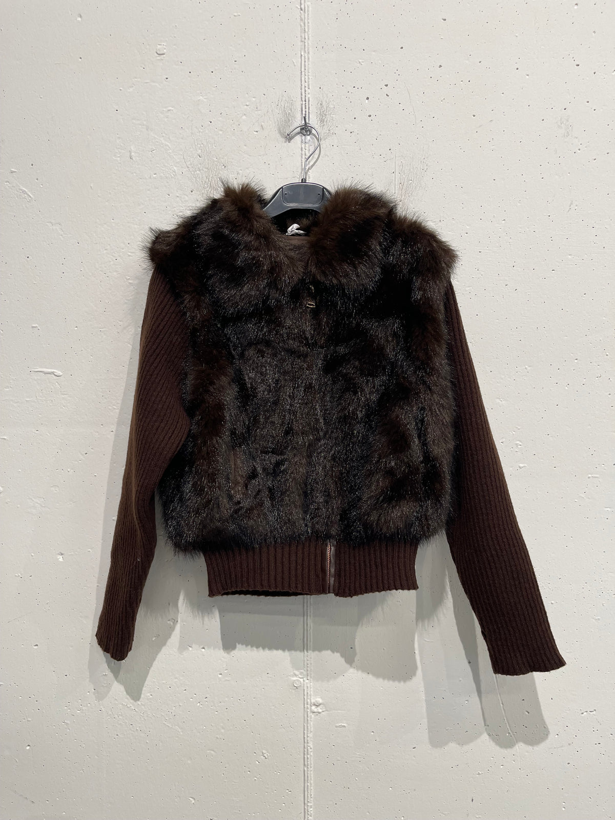 Giacchina con gilet peloso