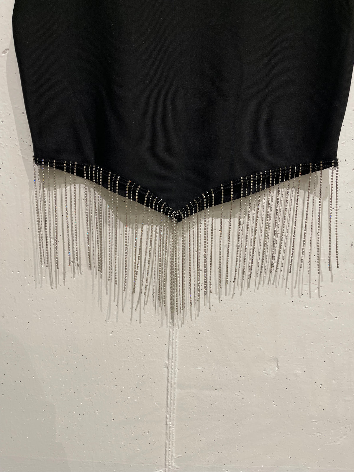 Abito frange strass