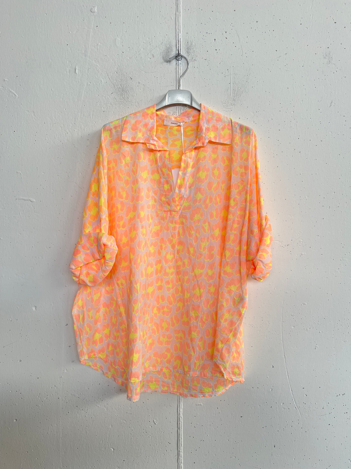 Camicia Leopard Fluo