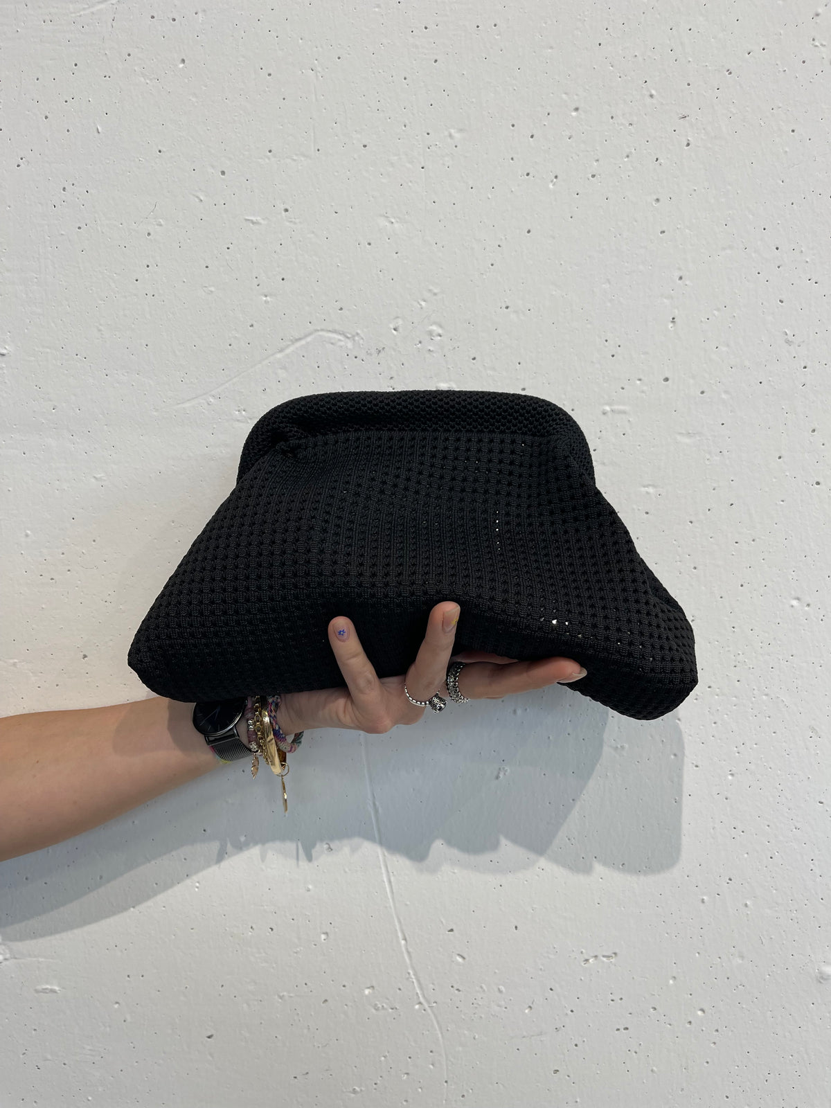 Borsa clutch tinta unita