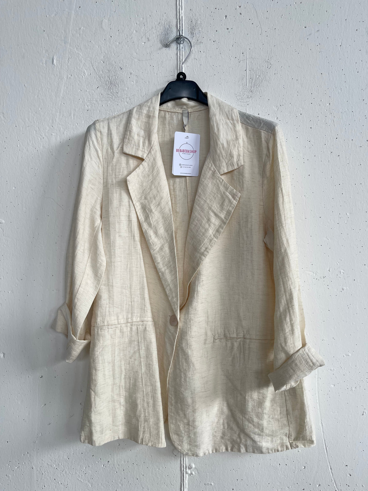 Completo elegante misto lino