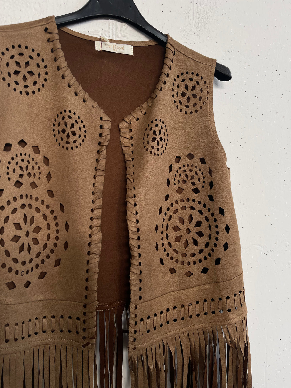 Gilet in alcantara