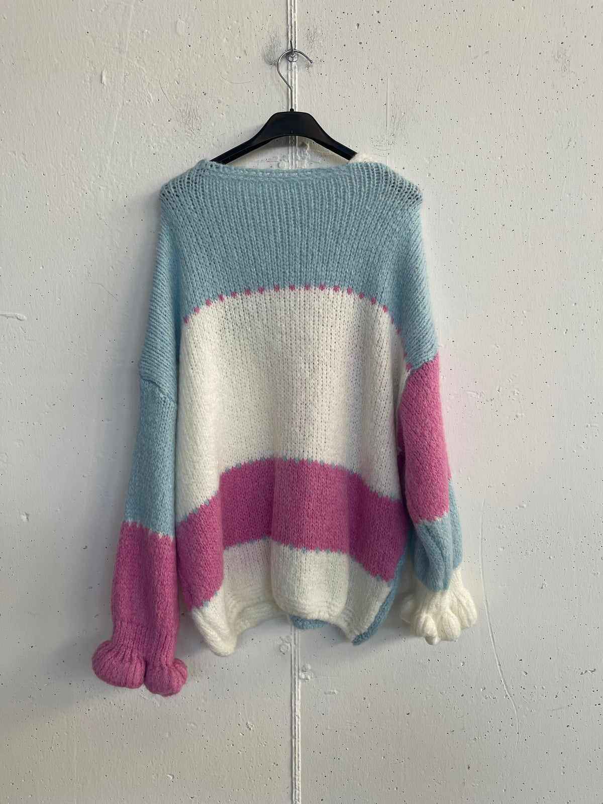 Cardigan geometrico
