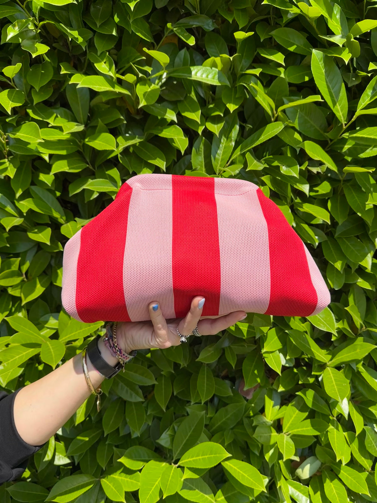 Borsa clutch RIGHE