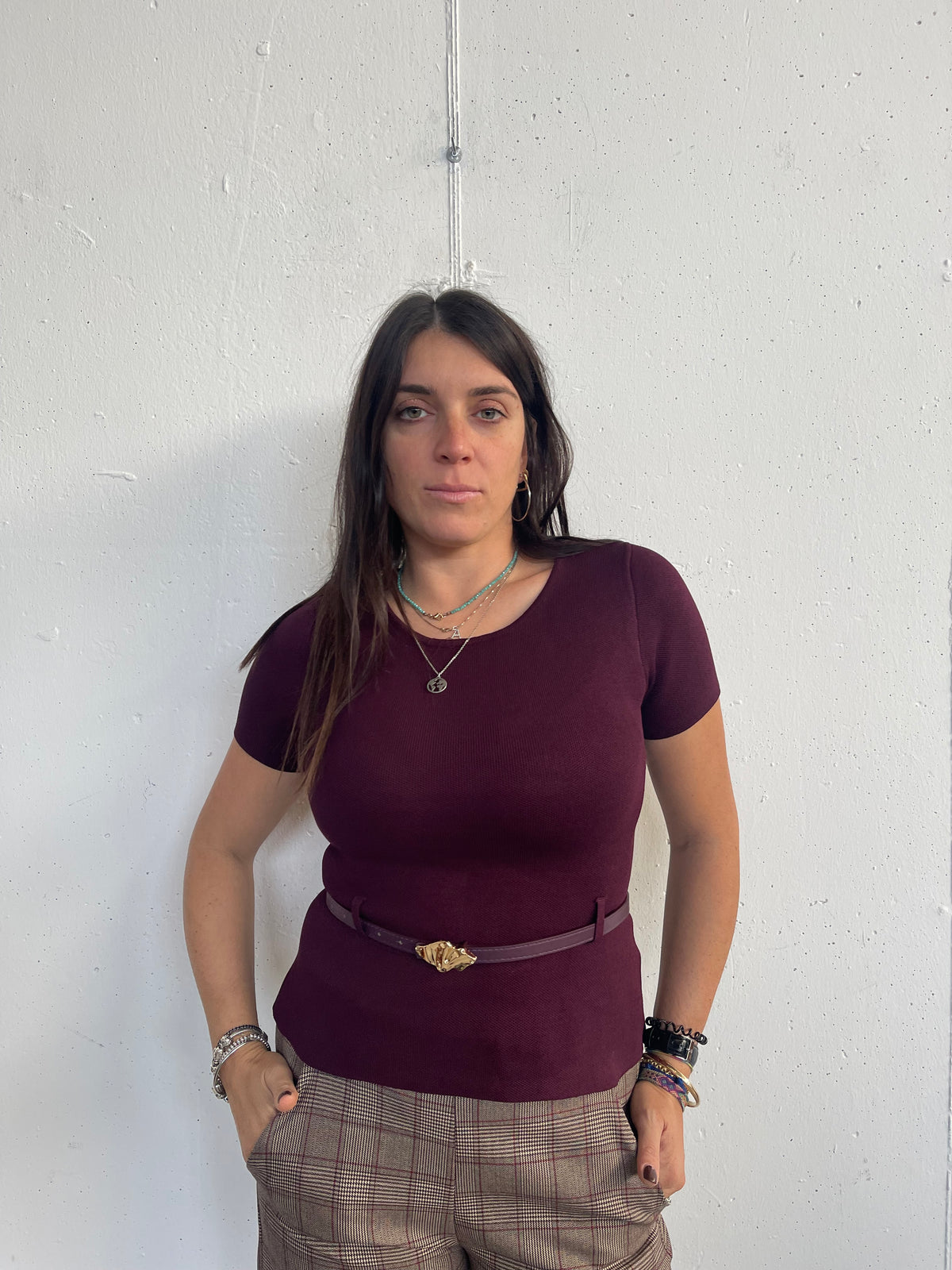 Maglia con cinturina