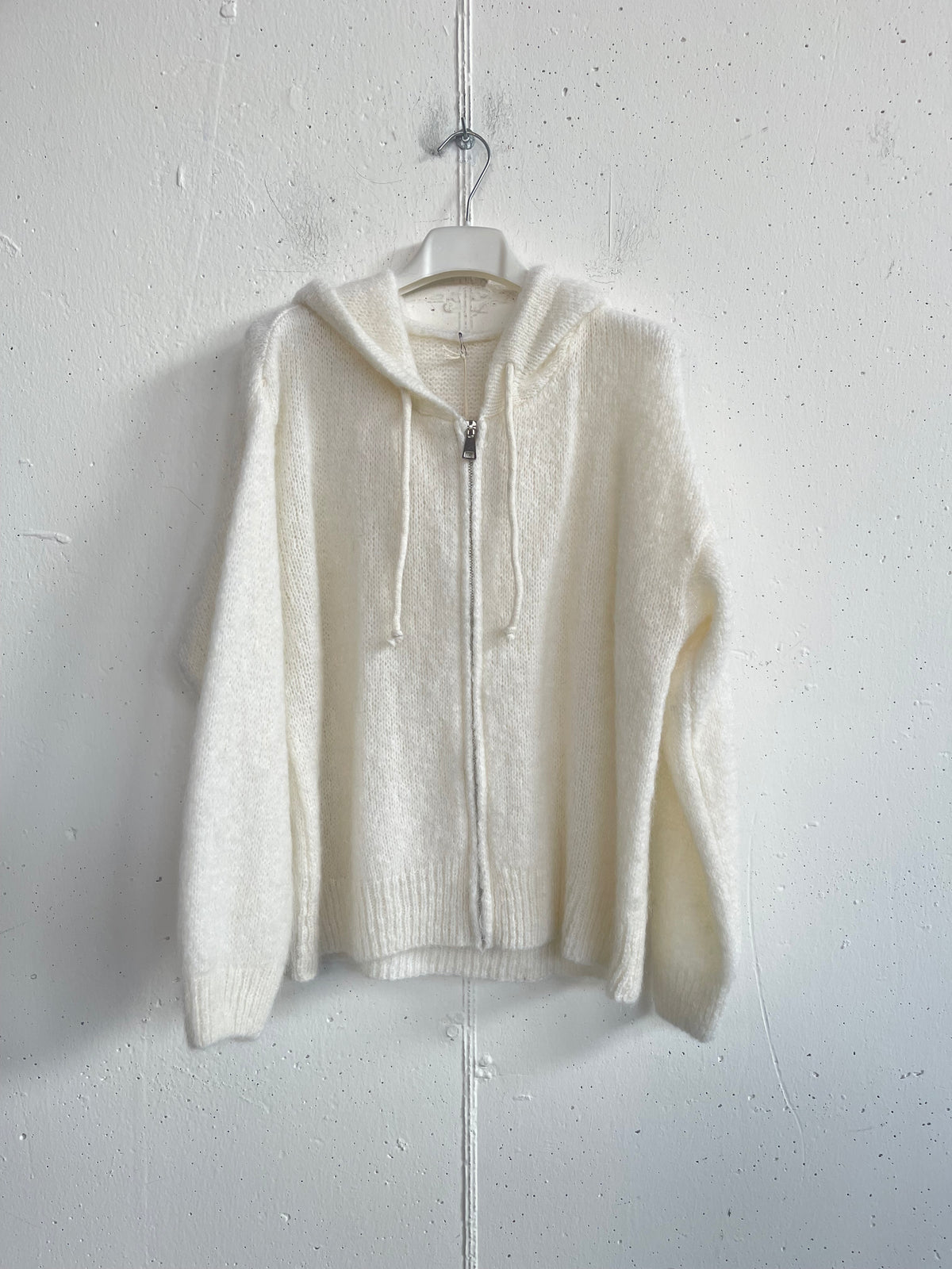 Felpa mohair con zip