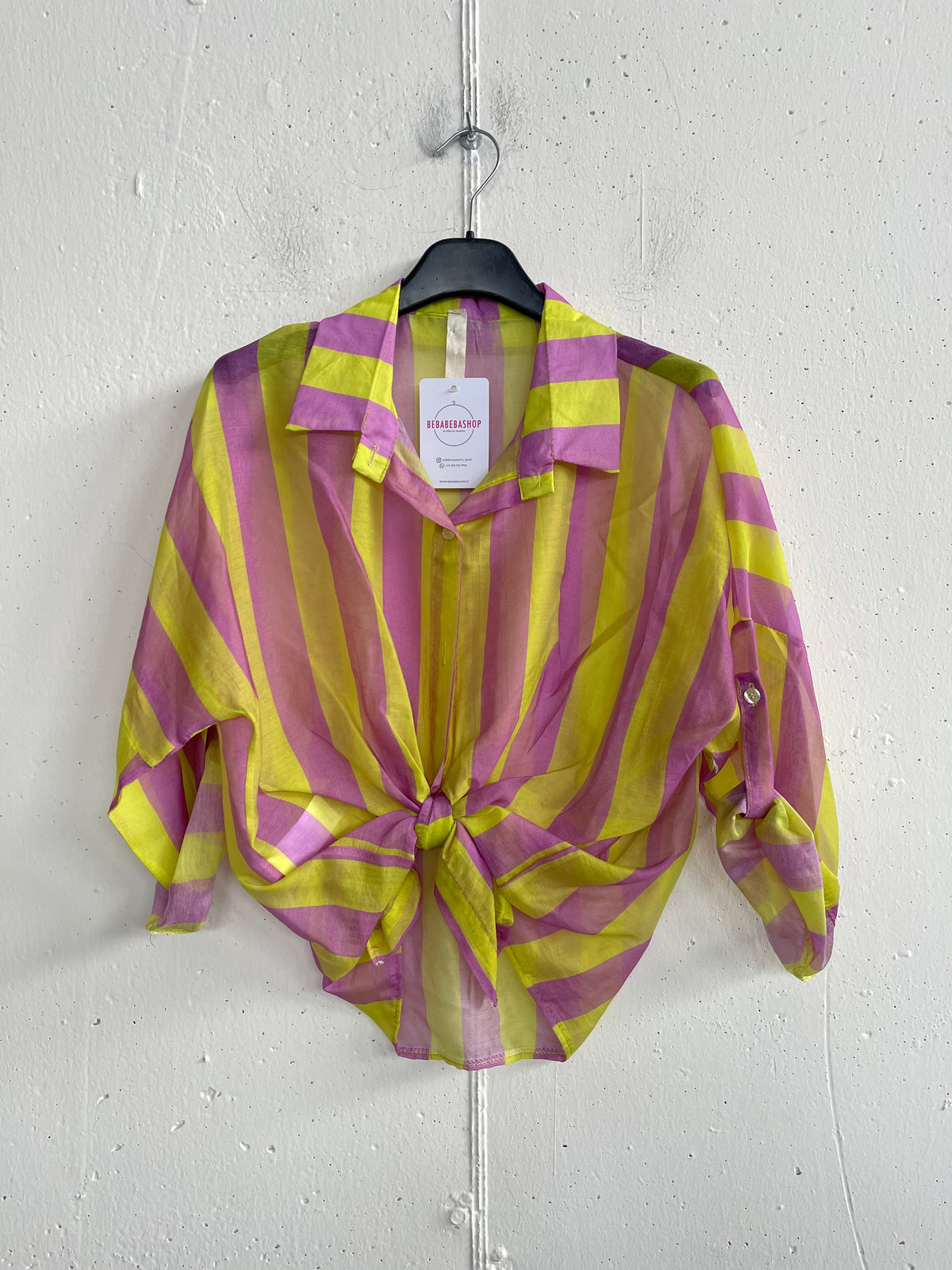 Camicia a righe estate