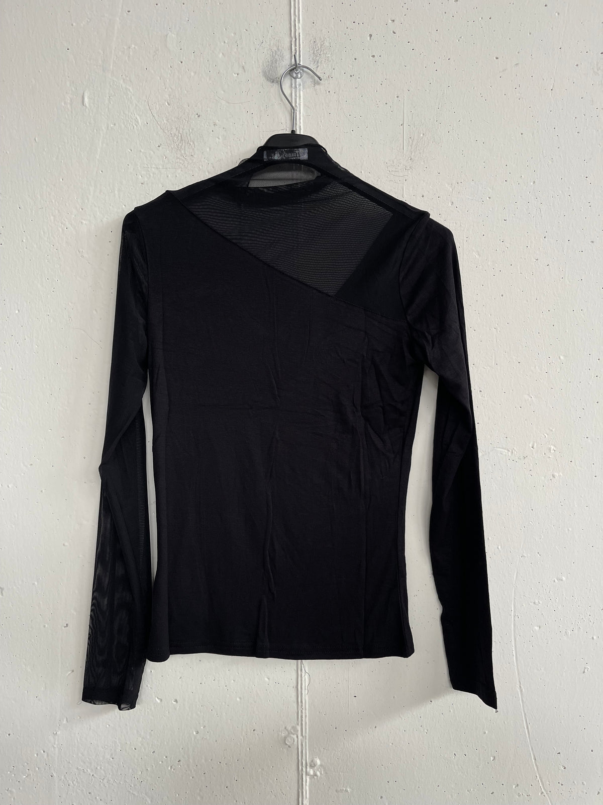 Top manica trasparente