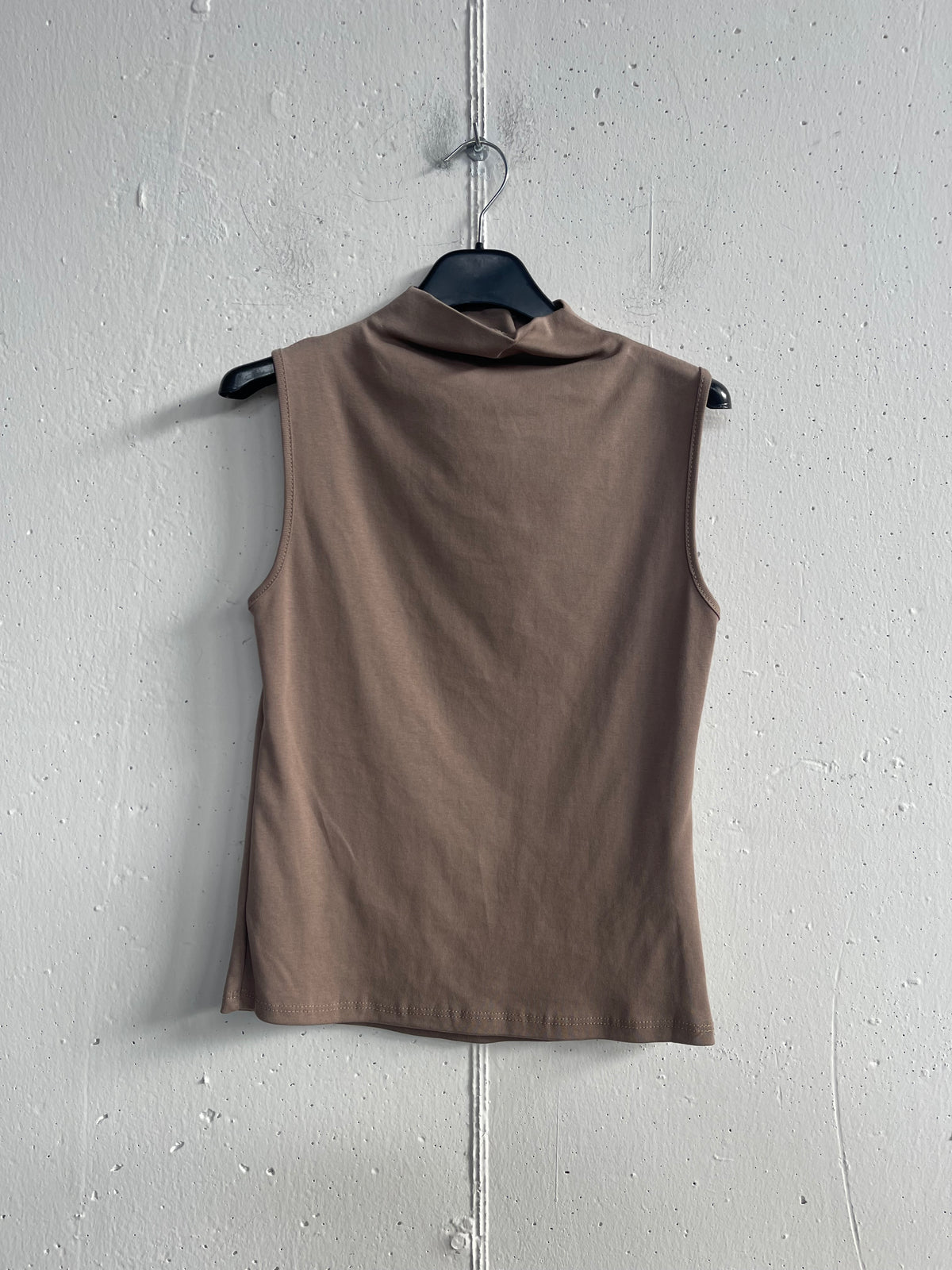 Top collo a cratere 100% cotone