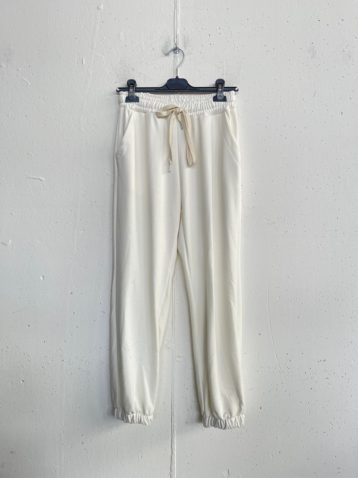 Pantaloni tuta con laccio glitter