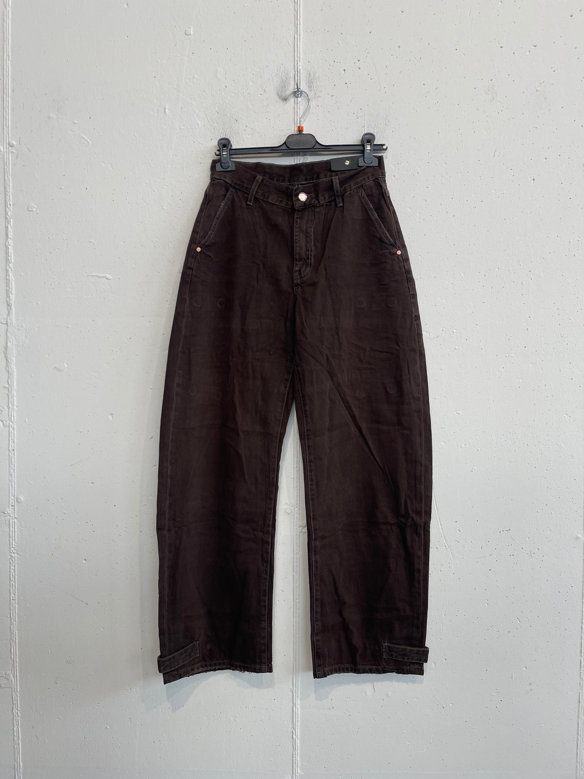 Pantalone balloon marrone