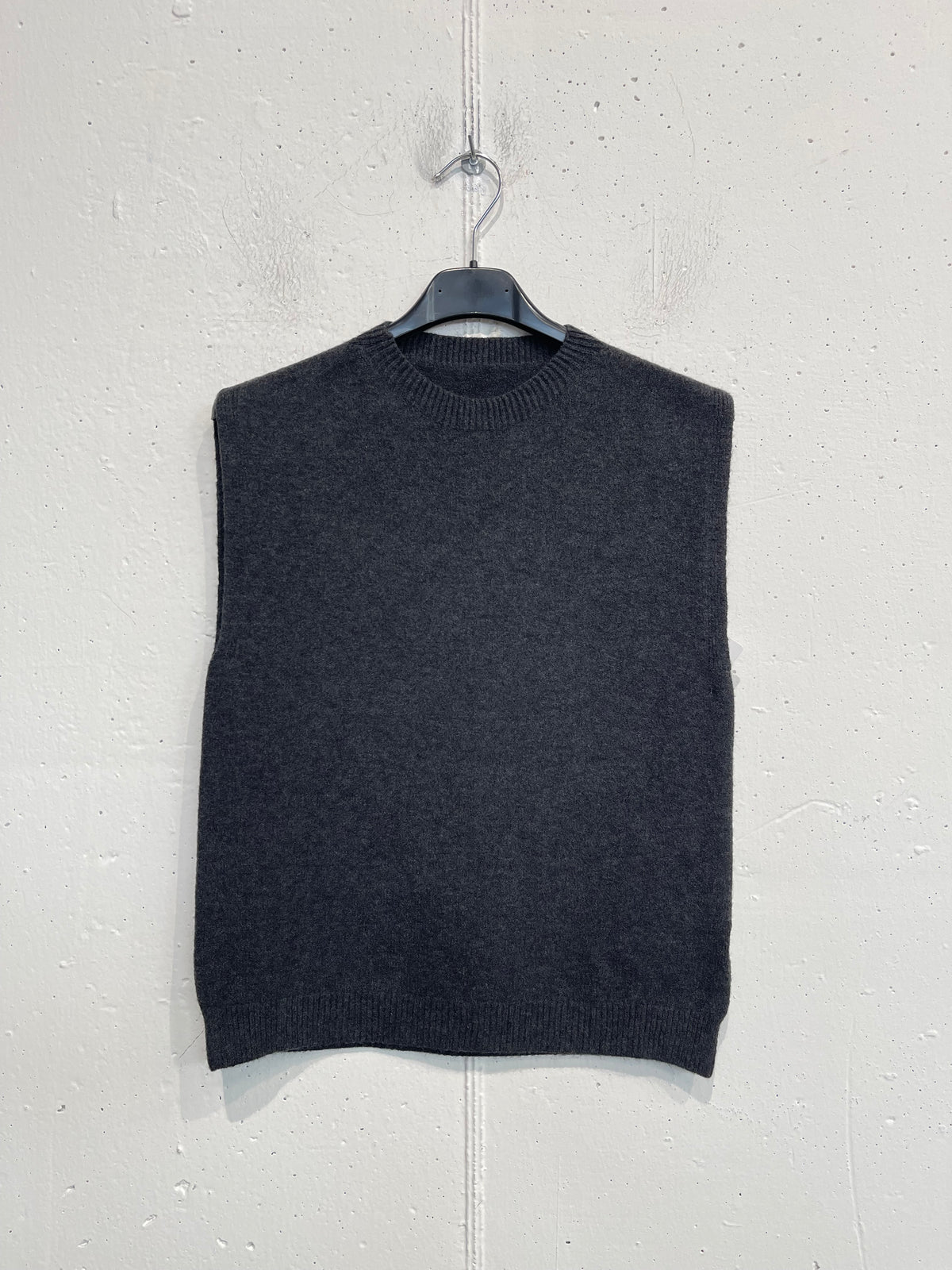 Gilet slim misto lana