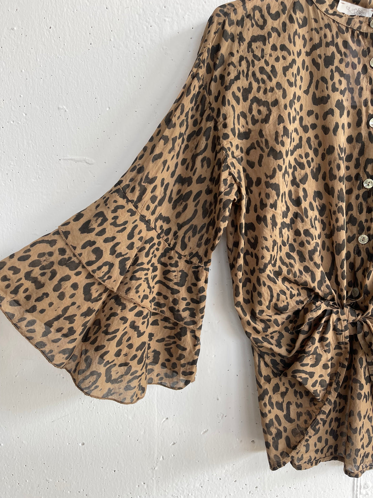 Camicia leopardata safari