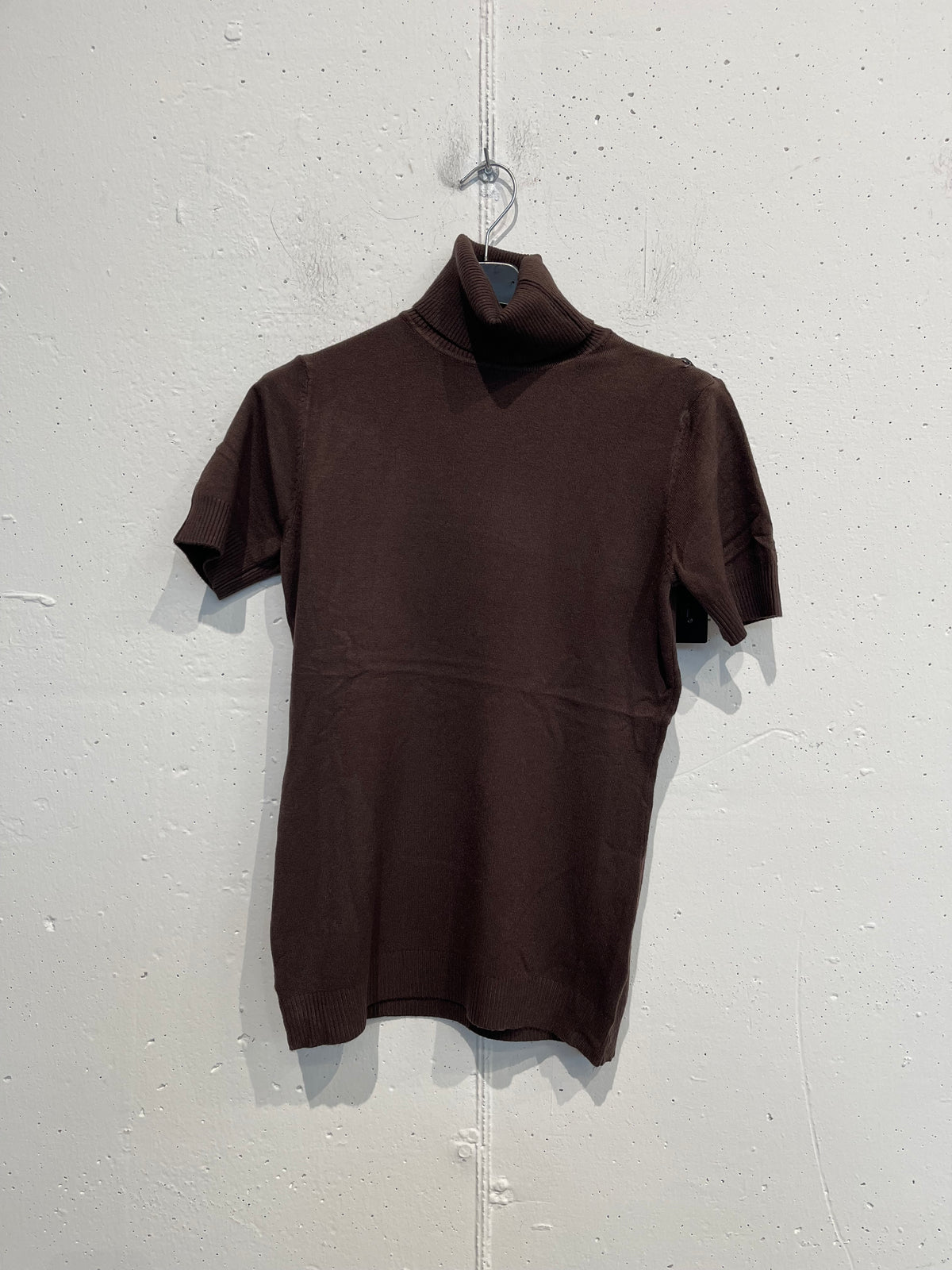 Pull mezza manica con collo alto