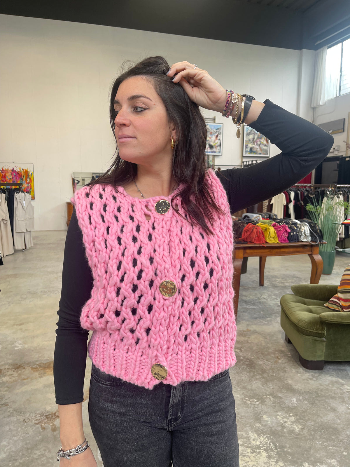 Gilet uncinetto